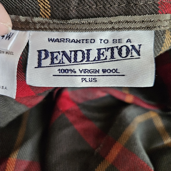 Pendleton 100% Wool Pleated Tartan Skirt - Picture 4 of 5